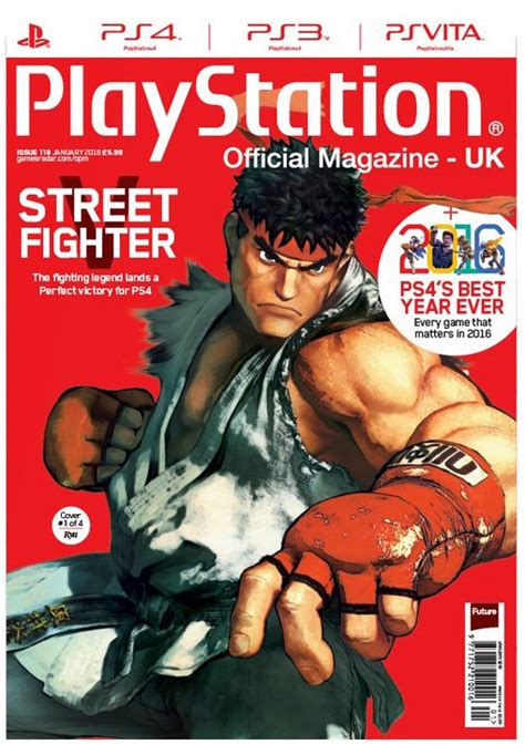 Playstation Official Magazine Uk Street Fighter 5 Covers 2 Out Of 4