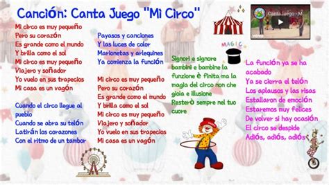 Canci N Canta Juego Mi Circo