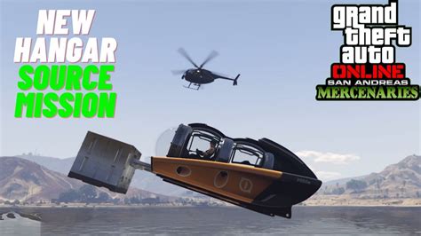 Gta Online New Hangar Source Mission Barge Dive San Andreas