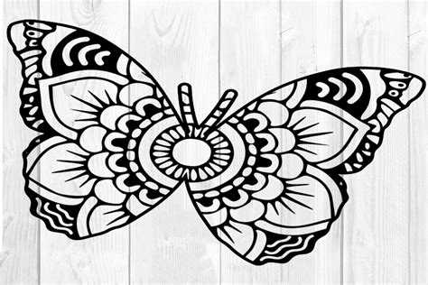 Mandala Butterfly Svg Free File For Free