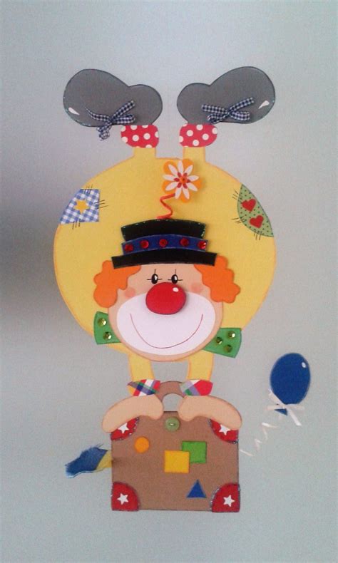 Fensterbild Clown Steht Kopf Fasching Karneval Dekoration