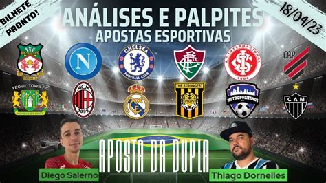 PALPITES DE FUTEBOL PARA HOJE 18 04 2023 DICAS E BILHETE YouTube