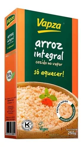 Arroz Cozido No Vapor Integral Vapza Caixa Grs Mercadolivre