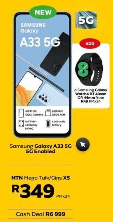 Samsung Galaxy A33 5g Offer At MTN