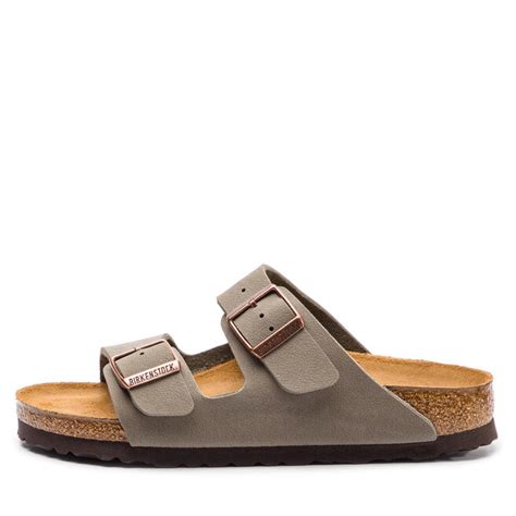 Pantoletten Birkenstock Arizona Bs Grau Eschuhe De