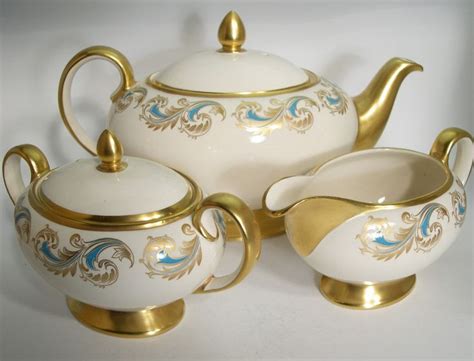 Antique Sadler Teapot Set Vintage Teapot With Creamer And Sugar Bowl