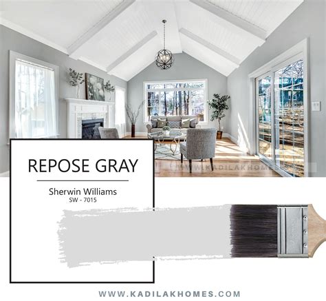 Repose Gray By Sherwin Williams Sw 7015 Repose Gray Sherwin