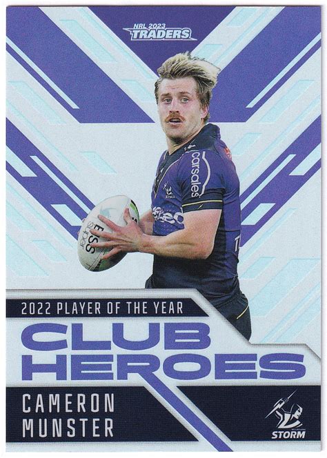 Nrl Traders Titanium Club Heroes Ch Cameron Munster