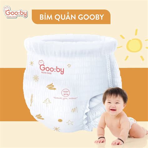 Tãbỉm Quần Dán Gooby Siêu Mỏng Mềm Mại Chống Tràn An Toàn Siêu