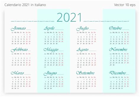 Calendario 2021 Da Stampare 14 Modelli Gratis Imperdibili Donnad