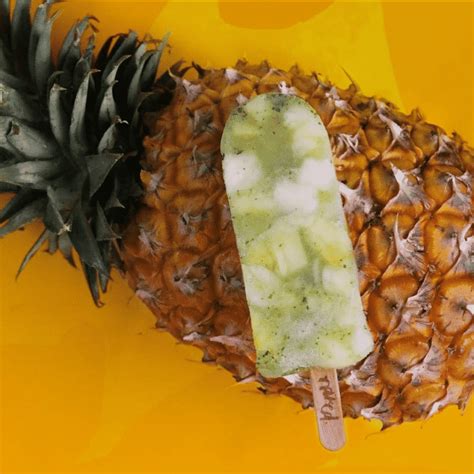 Picolé Natural de Abacaxi e Hortelã Naked 65g Boomi