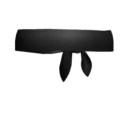 Black Bandana Headband S Code Price RblxTrade