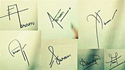 Handwritten Signature Best Signature Style For Letter A