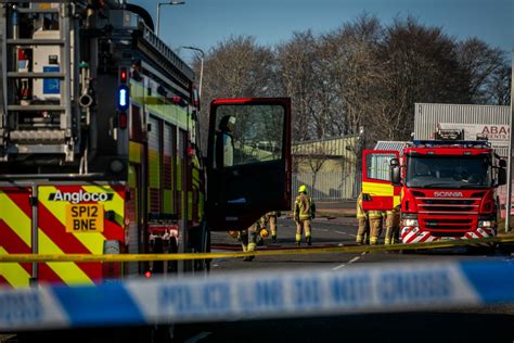 Dundee Fire Firefighters Tackle Huge Industrial Estate Blaze