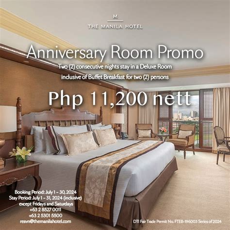 The Manila Hotel Celebrates 112 Years with Special Room and Dining ...