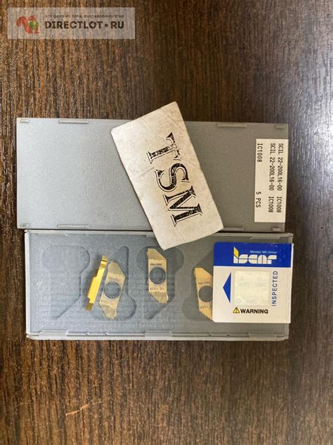 Пластина твердосплавная ISCAR SCIL 22-200L16 IC1008 оригинал купить в ...