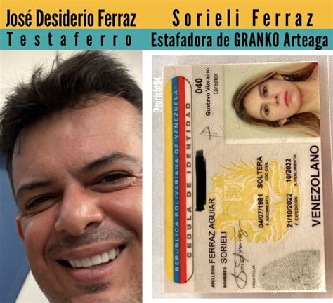 Se Filtran Los Nombres De Los Hermanos José Desiderio Y Sorieli Ferraz