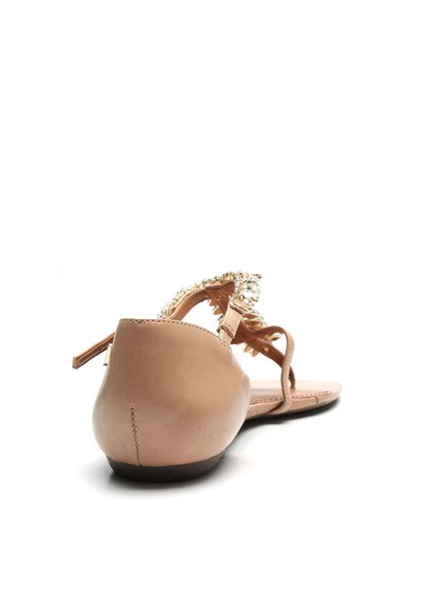 Rasteira Santa Lolla Aplique Nude Compre Agora Dafiti Brasil