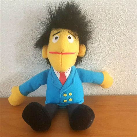 Sesame Street Guy Smiley 1997 Tyco 8 Inch Beanie Plush Doll Jim Henson