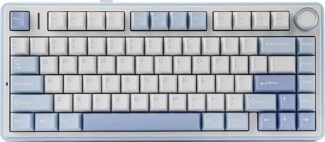 Epomaker X Aula F Sea Salt Blue Leds Rgb Hot Swap Leobog Reaper Usb Bluetooth Us Ab