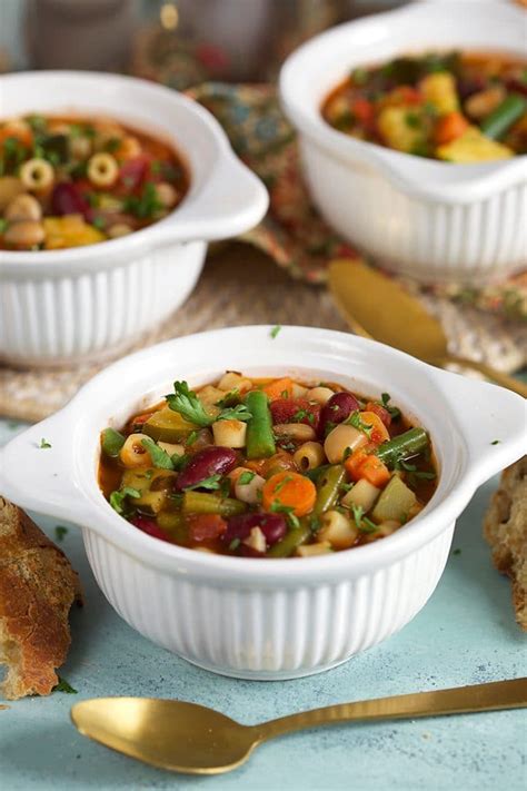 Vegetable Minestrone Soup Recipe The Suburban Soapbox