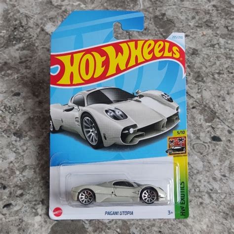 Hot Wheels Pagani Utopia Silver Hw Exotics Shopee Malaysia