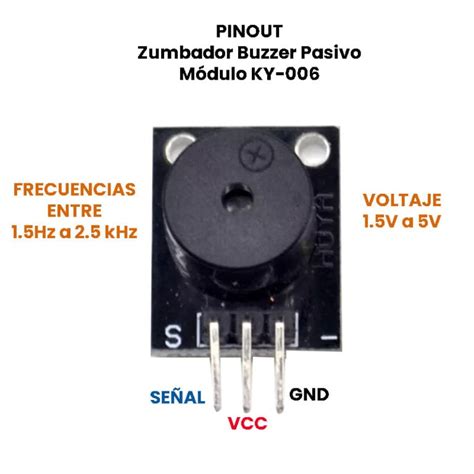 Zumbador Buzzer Pasivo M Dulo Ky Unit Electronics