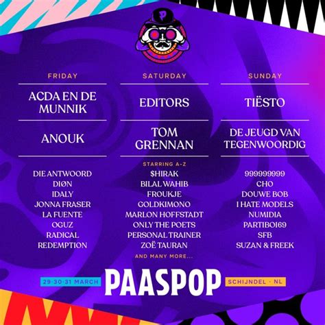 Paaspop Onthult Eerste Namen