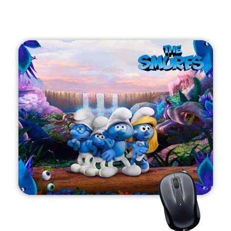 Jual Mousepad The Smurfs L Alas Mouse Pad Custom Premium HD Shopee