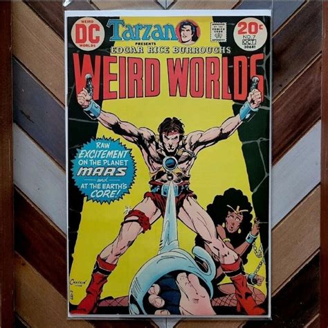 Weird Worlds 1 10 Vf Dc 1972 Complete Series Tarzan John Carter