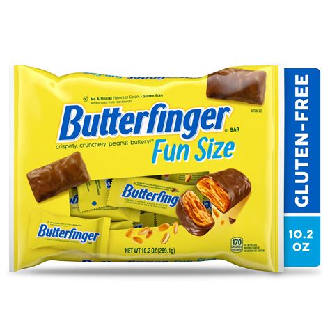Butterfinger, Chocolatey, Peanut-Buttery, Fun Size Candy Bars, 10.2 o