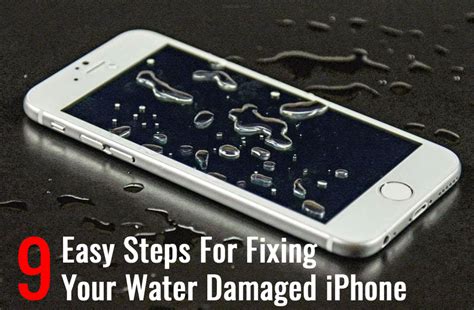 Easy Steps For Fixing Your Water Damaged Iphone