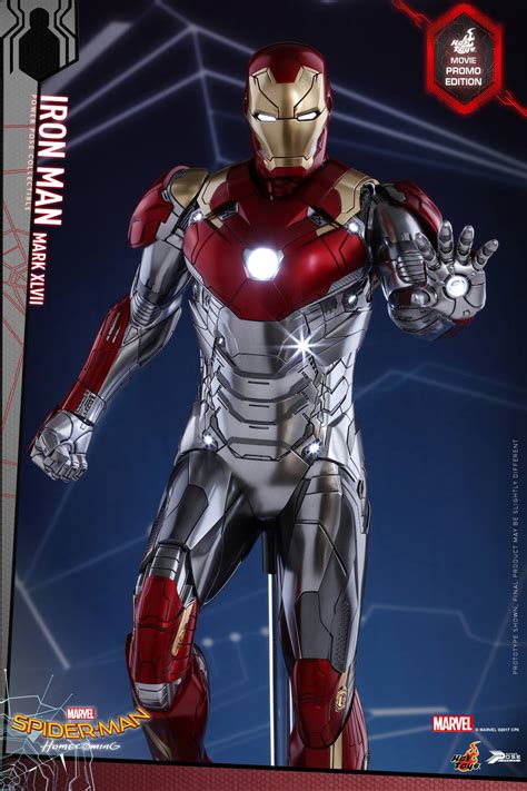 Hot Toys Reveals Iron Man S Mark Xlvii Armor Action Figure From Spider Man Homecoming Geektyrant