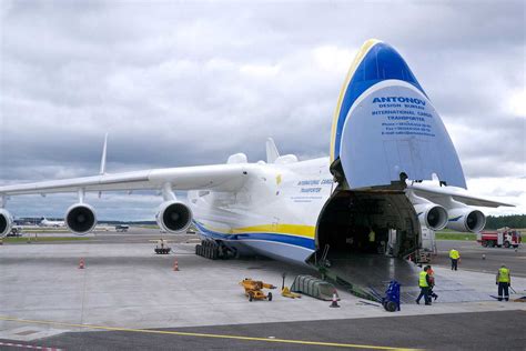 The Largest Aircraft In The World Antonov An Mriya Cargo Plane Is