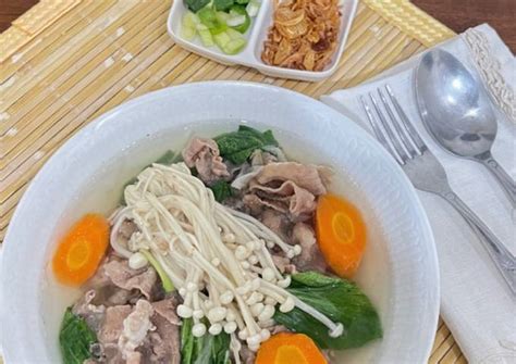 Resep Sup Daging Sukiyaki Oleh Haziliana Cookpad