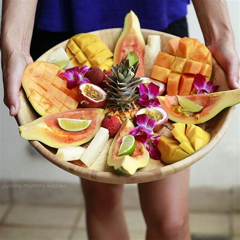 fruit platter meal  air india  amy grant blog