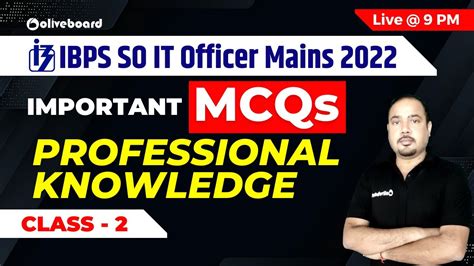 IBPS SO IT Officer Mains 2022 Professional Knowledge Important MCQs