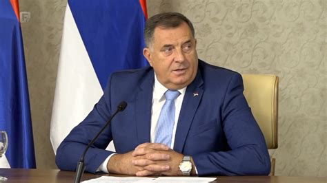 Dodik Dokument o mirnom razdruživanju završen plan spreman Visoko ba