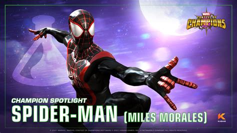 Champion Spotlight Spider Man Miles Morales — Marvel Contest Of Champions