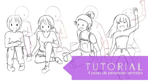 Tutorial ۰ Aprende a dibujar 4 tipos de poses ۰ 3 Personajes