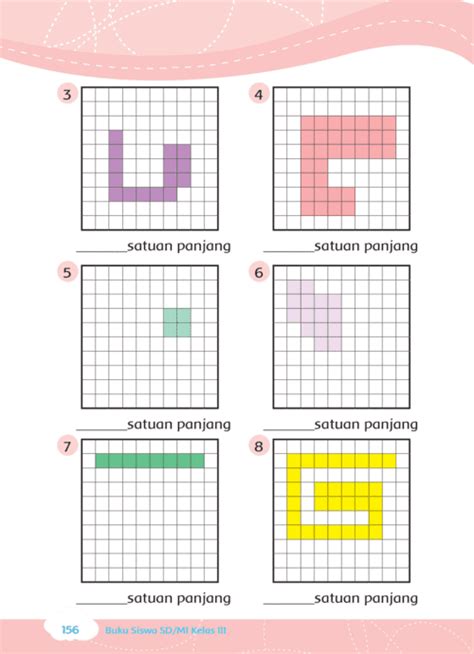 Cara Menghitung Keliling Bangun Datar Kelas 3 Sd Tema 7 Halaman 155