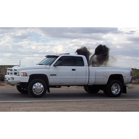 Lifted Dodge Cummins With Stacks