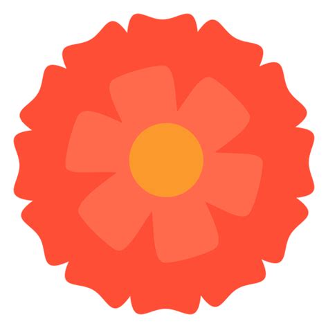 Design Png E Svg De Flor Vermelha Plana Para Camisetas