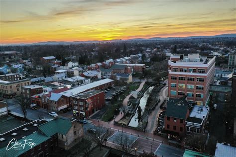 Sunset Over Frederick Maryland