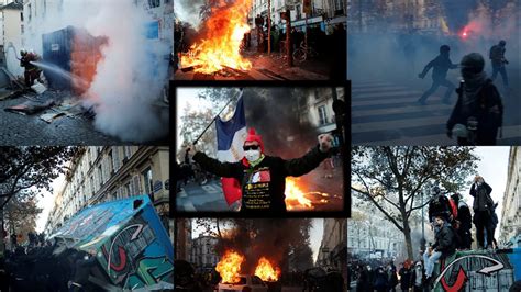 Sukobi U Parizu Demonstranti Kamenicama Na Policiju VIDEO