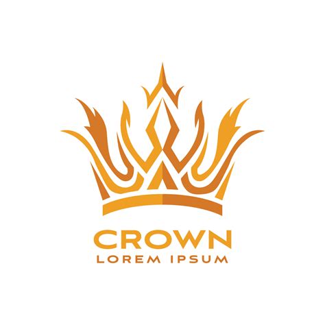 Abstract Creative Crown Concept Logo Design Template 21846503 Vector ...