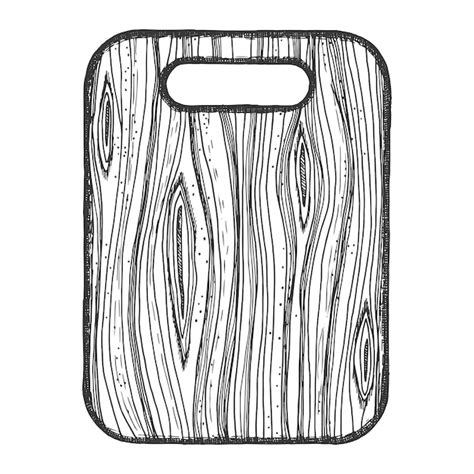 Chopping Board Drawing