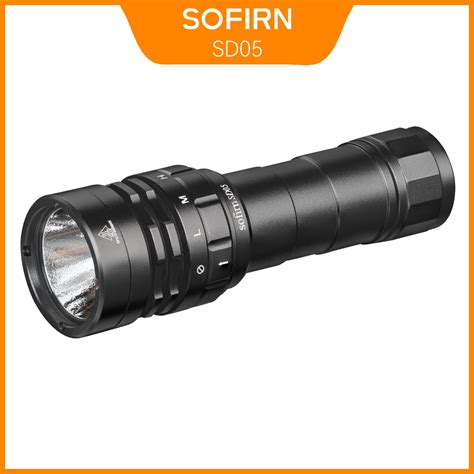 Sofirn Sd Dive Flashlight Powerful Lm Underwater Meters Xhp