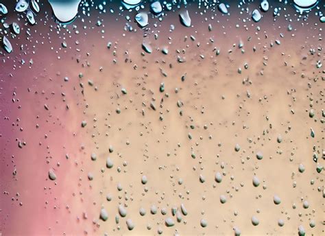 Fondo Abstracto Con Gotas De Agua Con Lluvia Foto Premium