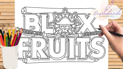 Como Desenhar BLOX FRUIT Desenhando BLOX FRUIT Passo A Passo Como